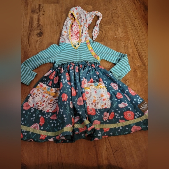 MATILDA JANE Once Upon A time Keepsake Chrissy Hooded Dress Size 2 Euc - Picture 2 of 9